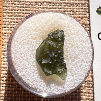 Moldavite 0.9 grams #1985-Moldavite Life