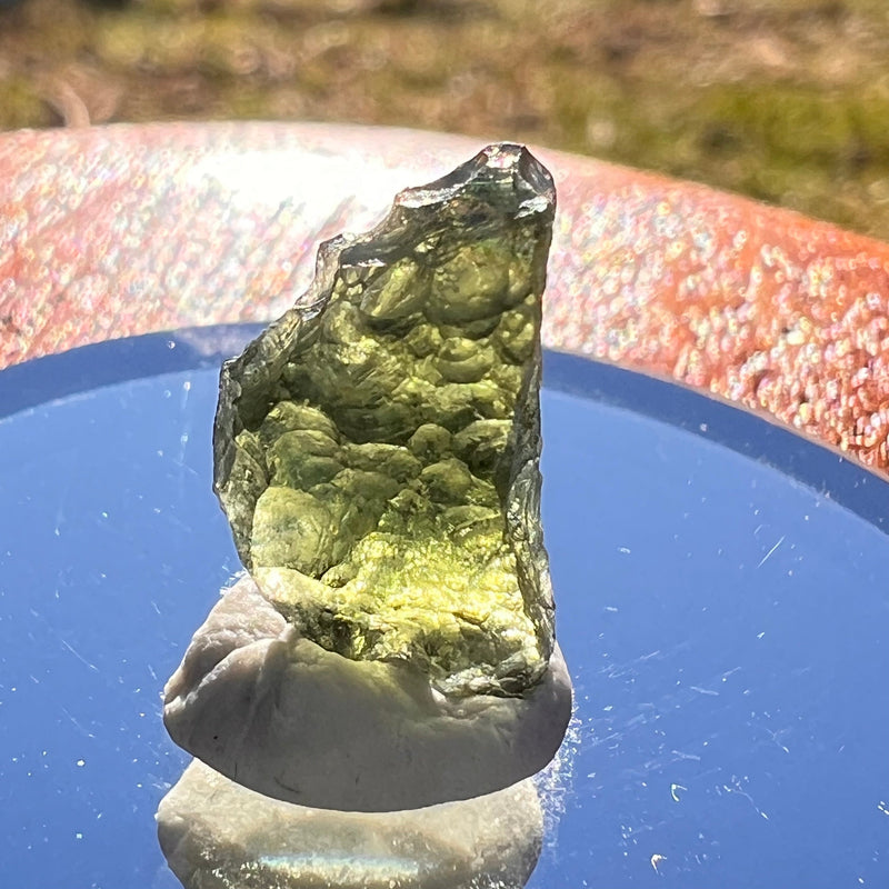 Moldavite 0.9 grams #1985-Moldavite Life