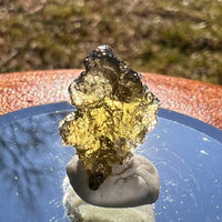 Moldavite 0.9 grams #1987-Moldavite Life