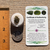 Moldavite 0.9 grams #1987-Moldavite Life