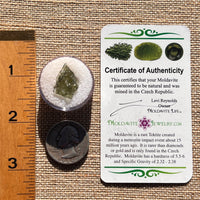 Moldavite 0.9 grams #1988-Moldavite Life