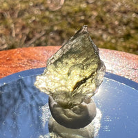 Moldavite 0.9 grams #1988-Moldavite Life