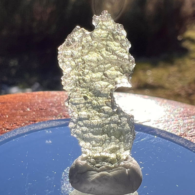 Moldavite 0.9 grams #1996-Moldavite Life