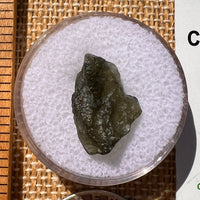 Moldavite 0.9 grams #1997-Moldavite Life