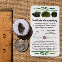 Moldavite 0.9 grams #1997-Moldavite Life
