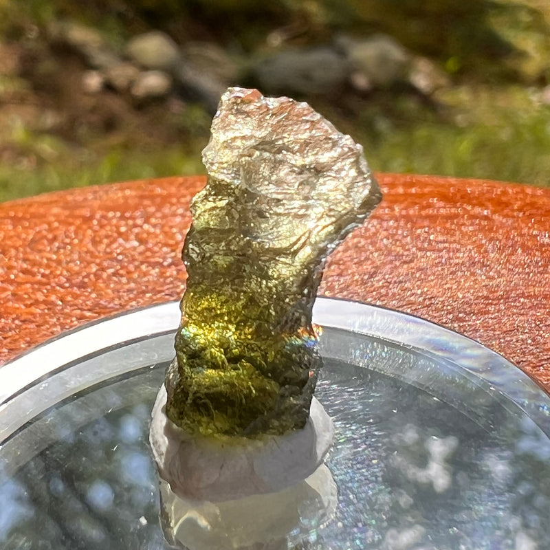 Moldavite 0.9 grams #2076-Moldavite Life