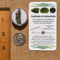 Moldavite 0.9 grams #2077-Moldavite Life