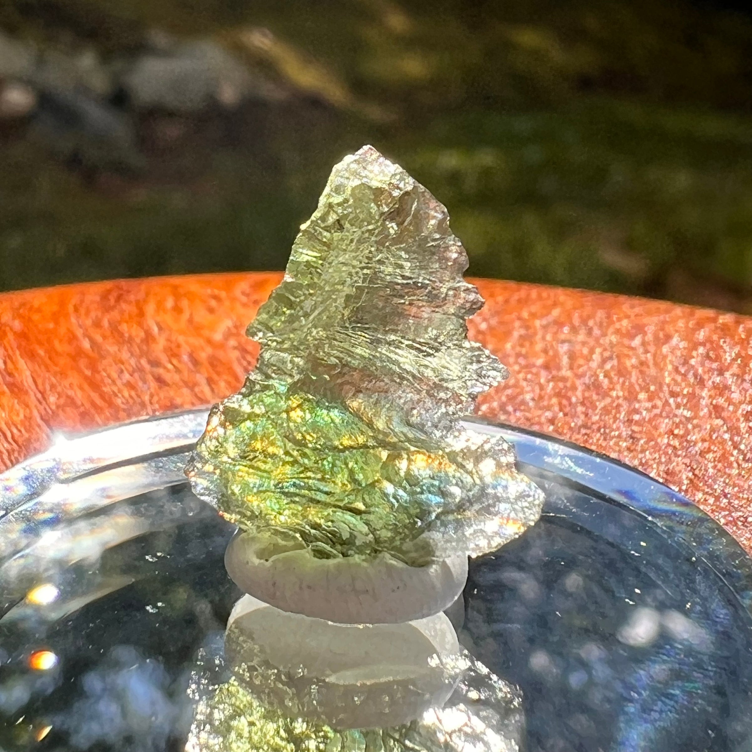 Moldavite 0.9 grams #2084-Moldavite Life