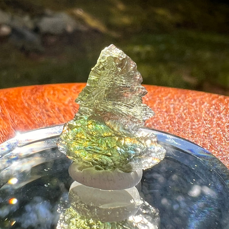 Moldavite 0.9 grams #2084-Moldavite Life