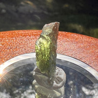 Moldavite 0.9 grams #2087-Moldavite Life