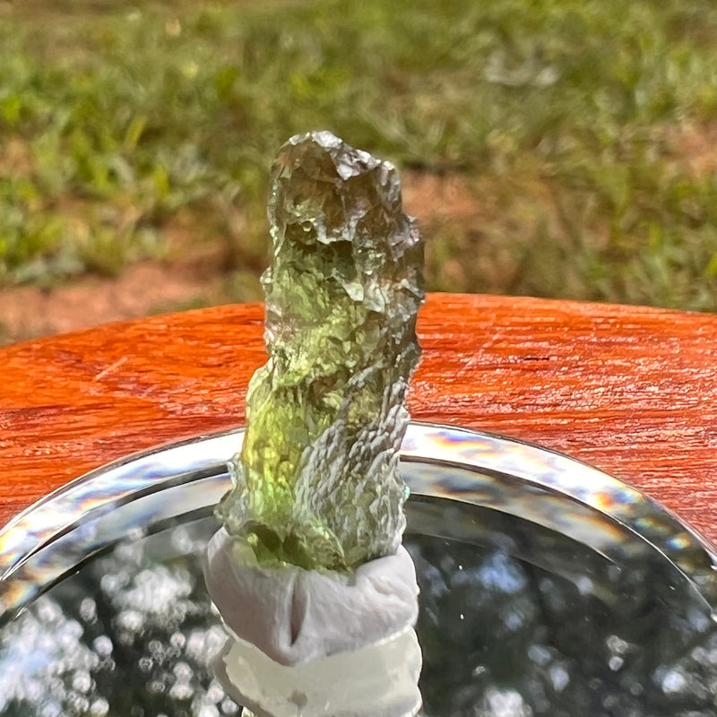 Moldavite 0.9 grams #2089-Moldavite Life