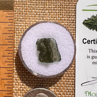 Moldavite 0.9 grams #2090-Moldavite Life
