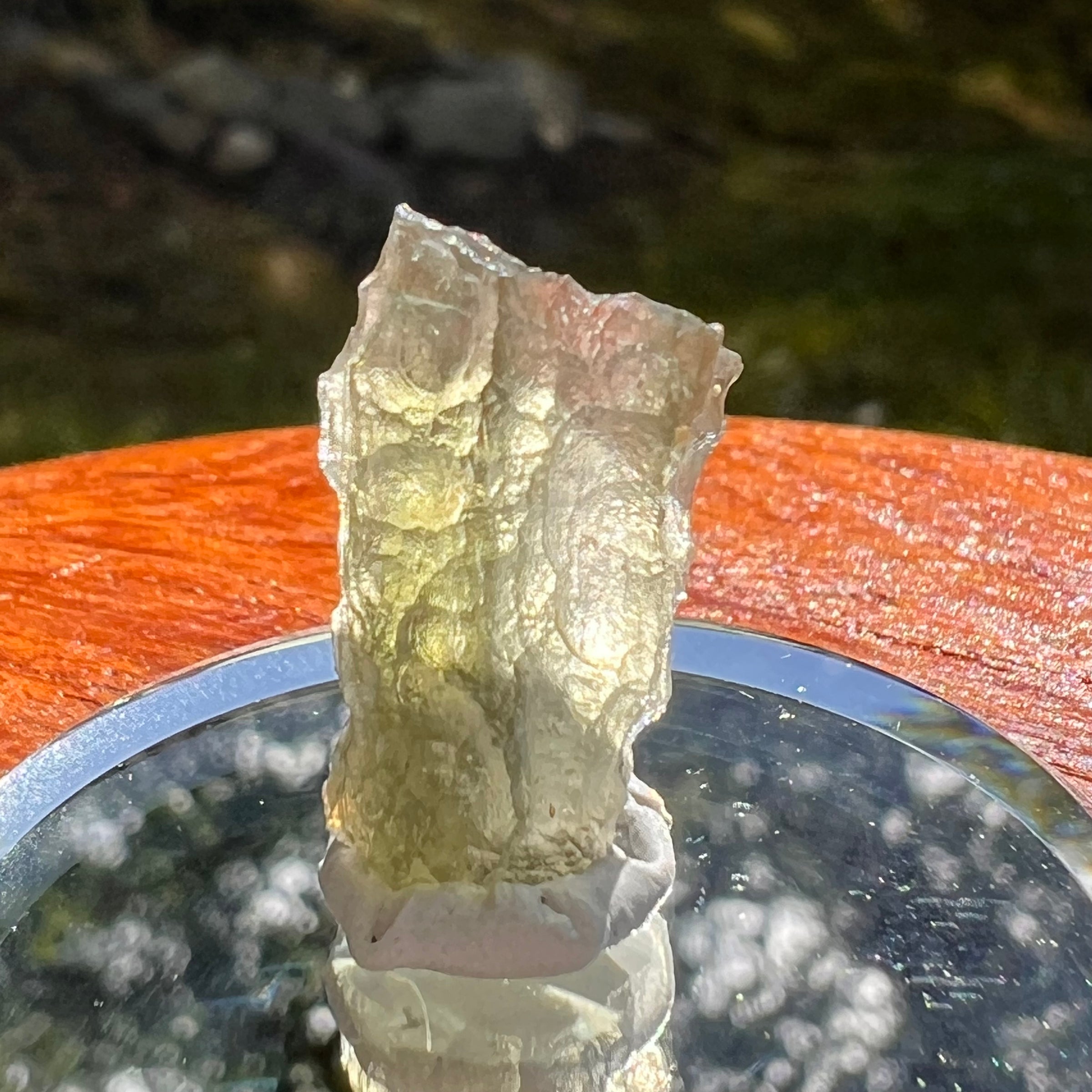 Moldavite 0.9 grams #2093-Moldavite Life