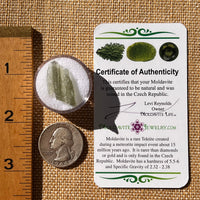 Moldavite 0.9 grams #2241-Moldavite Life