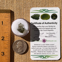 Moldavite 0.9 grams #2248-Moldavite Life
