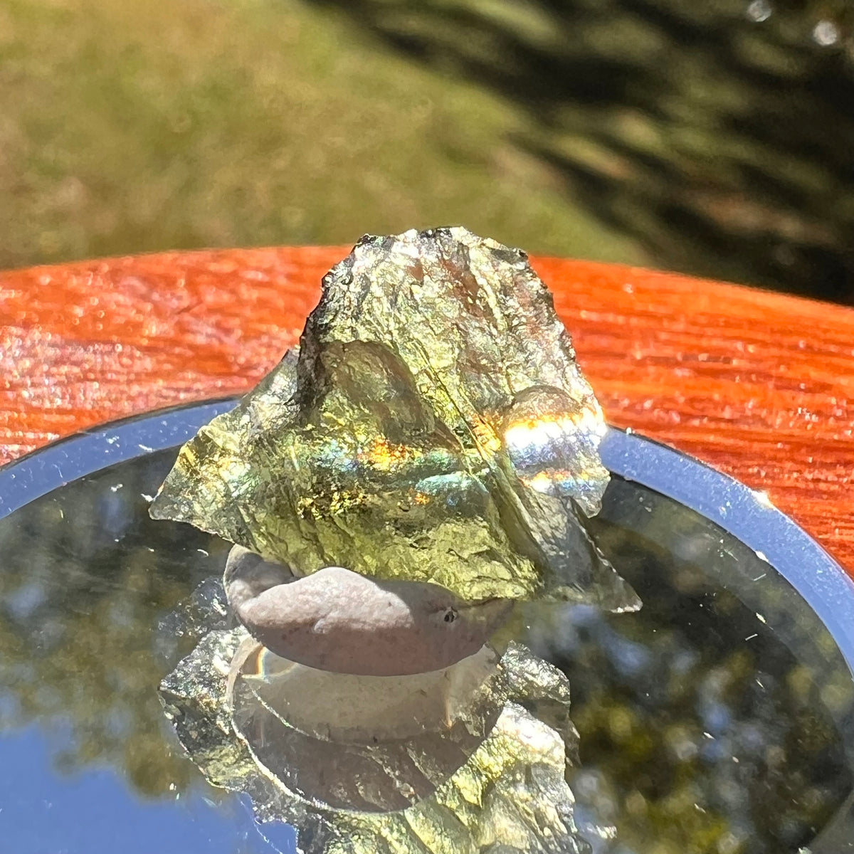 Moldavite 0.9 grams #2329-Moldavite Life