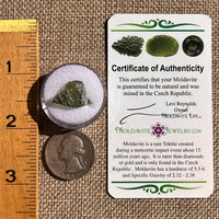 Moldavite 0.9 grams #2329-Moldavite Life