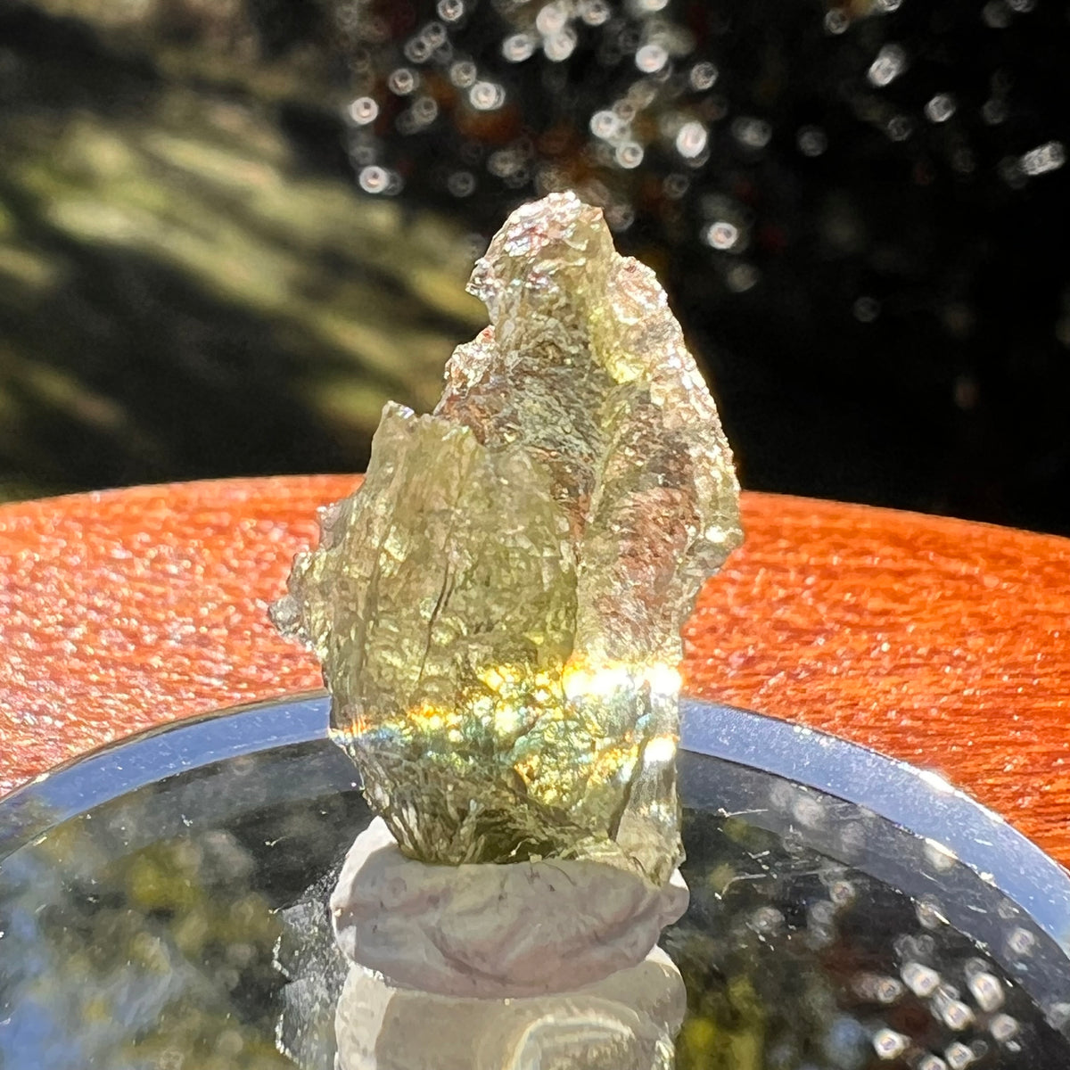 Moldavite 0.9 grams #2350-Moldavite Life