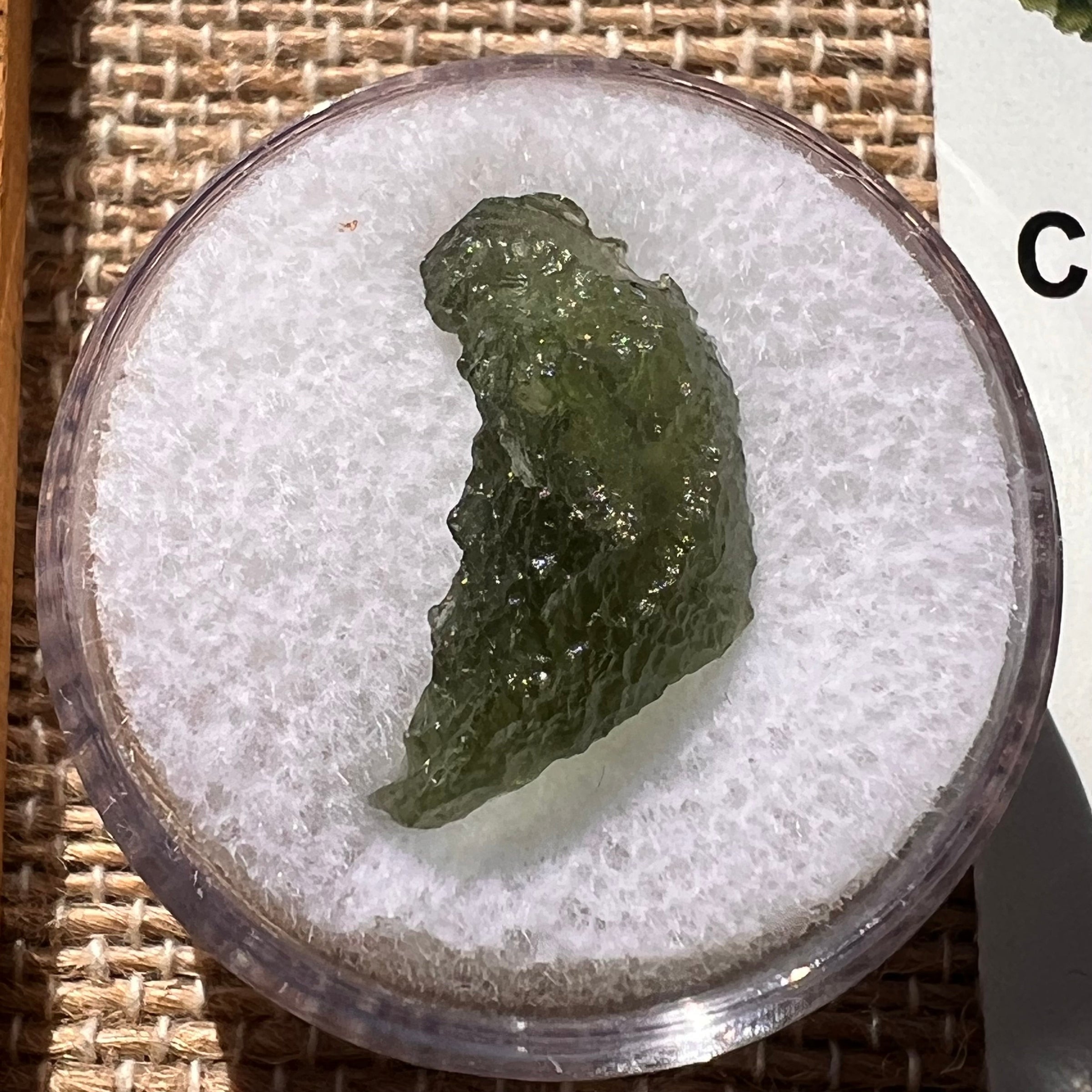 Moldavite 1 gram #1891-Moldavite Life