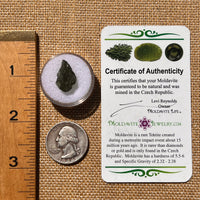 Moldavite 1 gram #2012-Moldavite Life