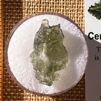 Moldavite 1 gram Natural Hole #2297-Moldavite Life