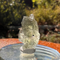 Moldavite 1 gram Natural Hole #2297-Moldavite Life