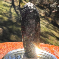 Moldavite 11.7 grams "Large Space Bean" shape #2403-Moldavite Life