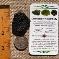 Moldavite 13.3 grams #2408-Moldavite Life