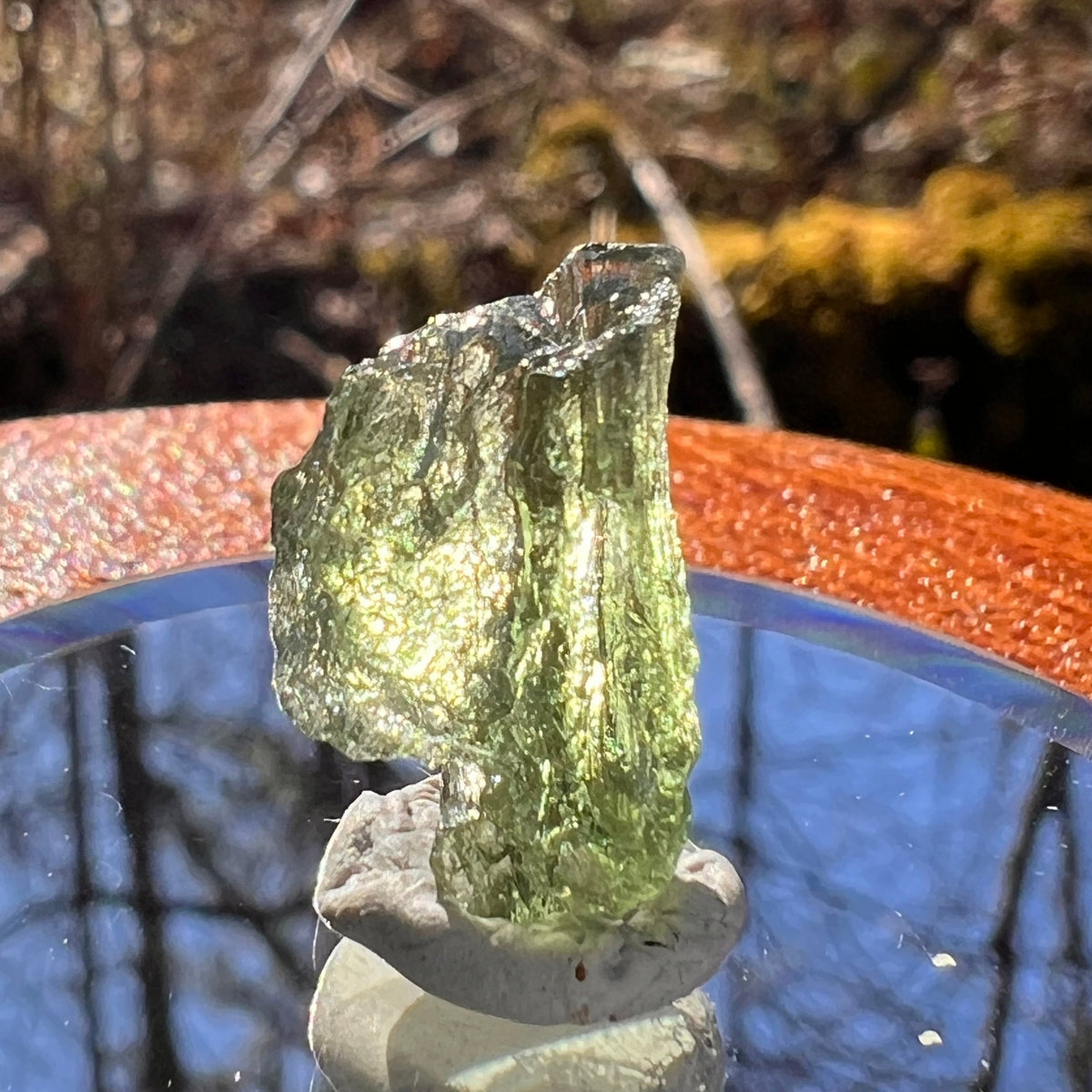 Moldavite 1.0 grams #1771-Moldavite Life