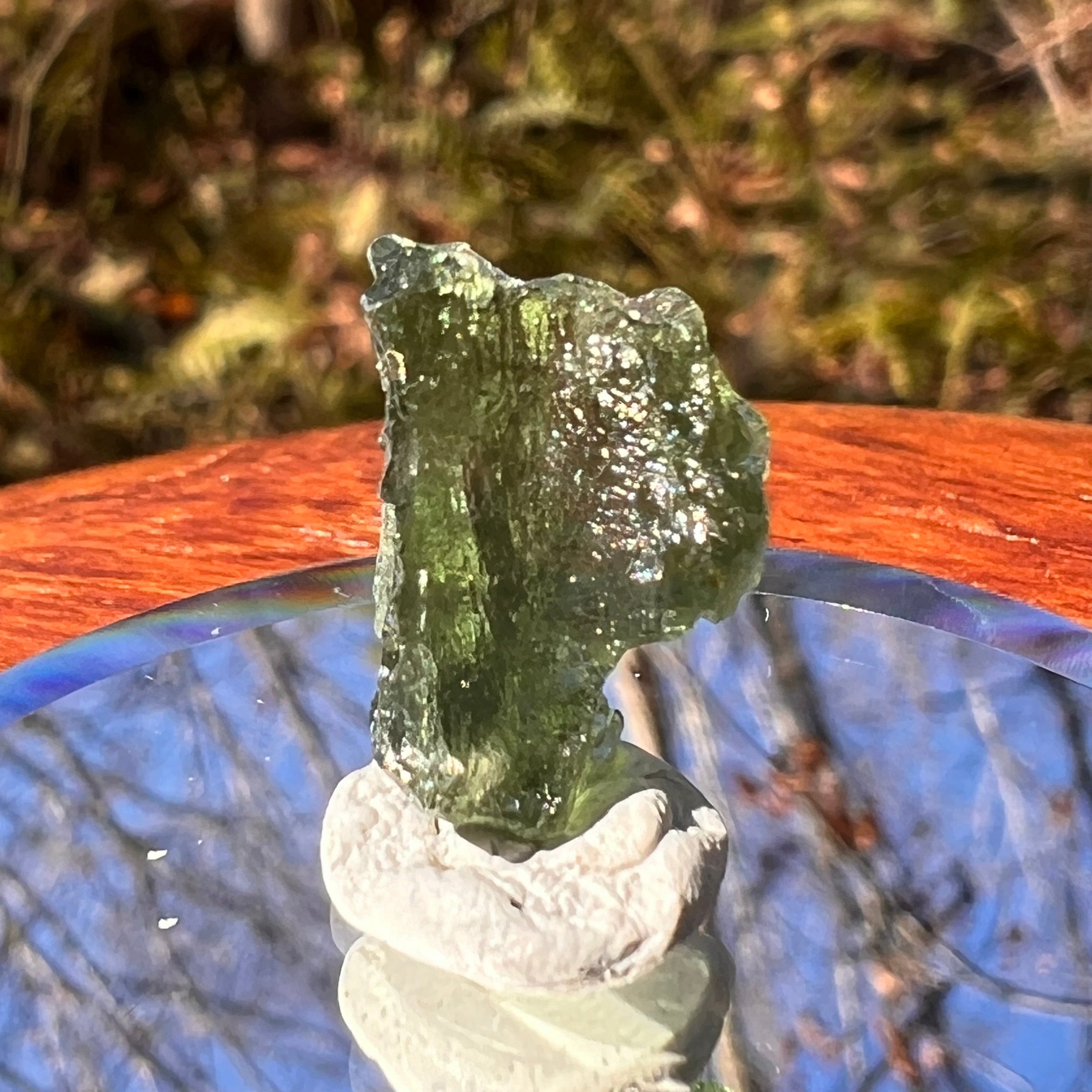 Moldavite 1.0 grams #1771-Moldavite Life