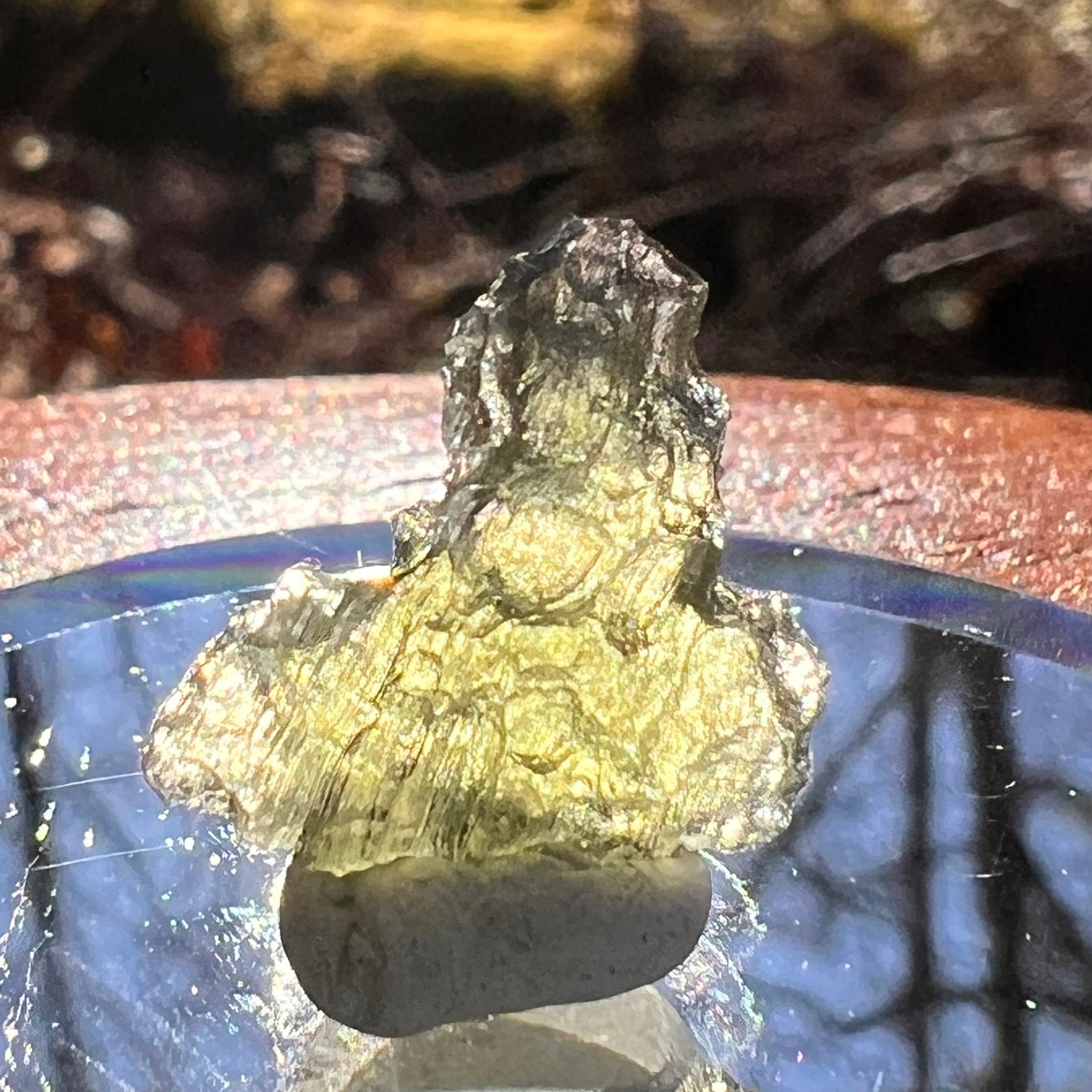 Moldavite 1.0 grams #1773-Moldavite Life