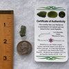 Moldavite 1.0 grams #1806-Moldavite Life