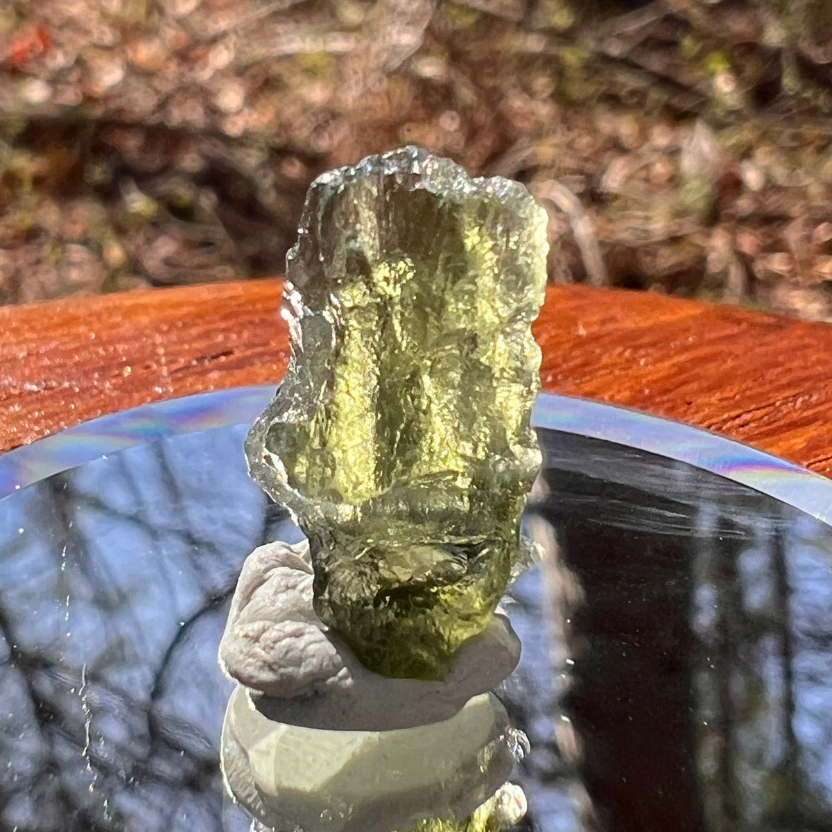 Moldavite 1.0 grams #1806-Moldavite Life