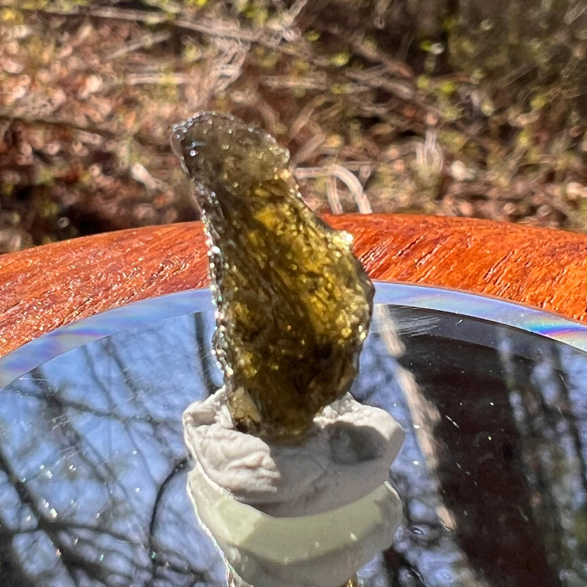 Moldavite 1.0 grams #1809-Moldavite Life