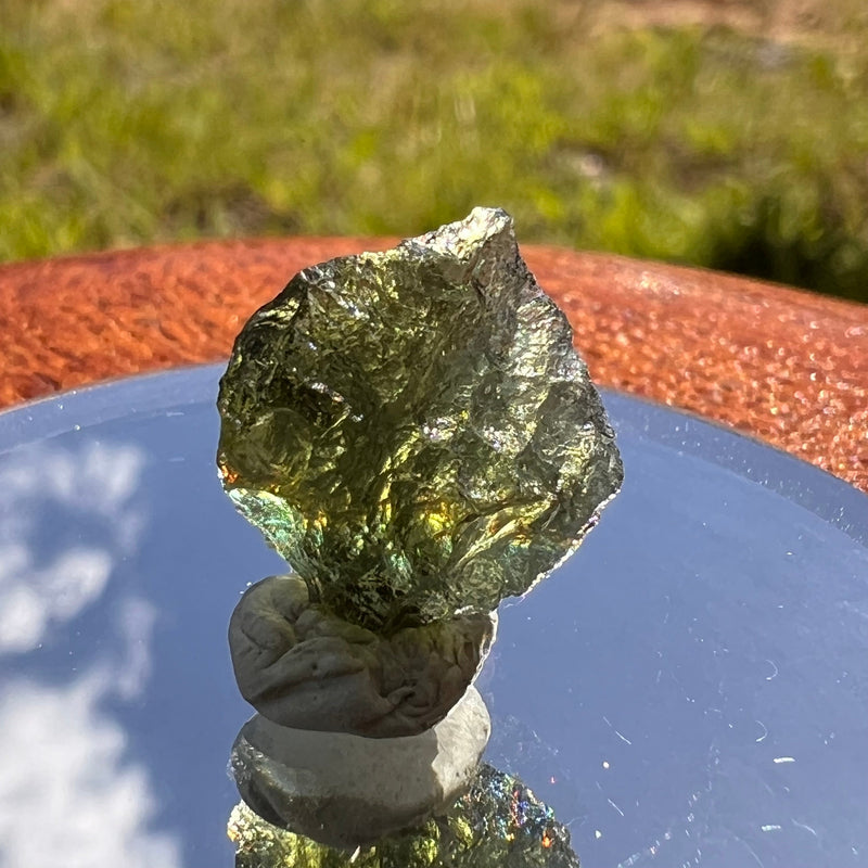 Moldavite 1.0 grams #1826-Moldavite Life