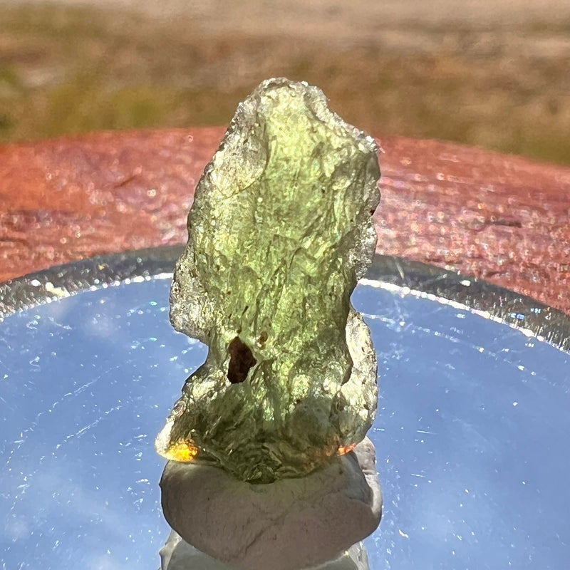 Moldavite 1.0 grams #1836-Moldavite Life