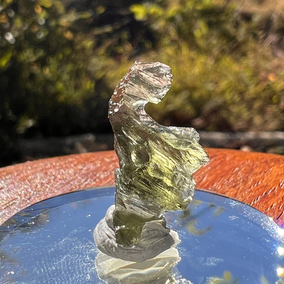 Moldavite 1.1 gram #2284-Moldavite Life