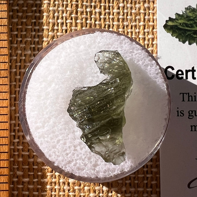 Moldavite 1.1 gram #2284-Moldavite Life