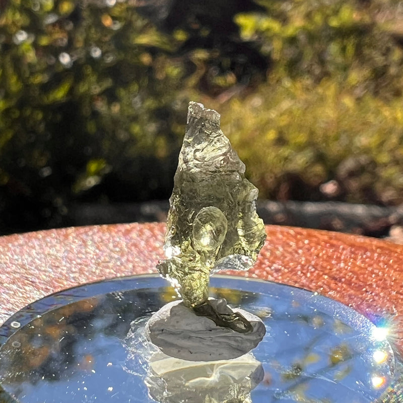 Moldavite 1.1 gram #2284-Moldavite Life