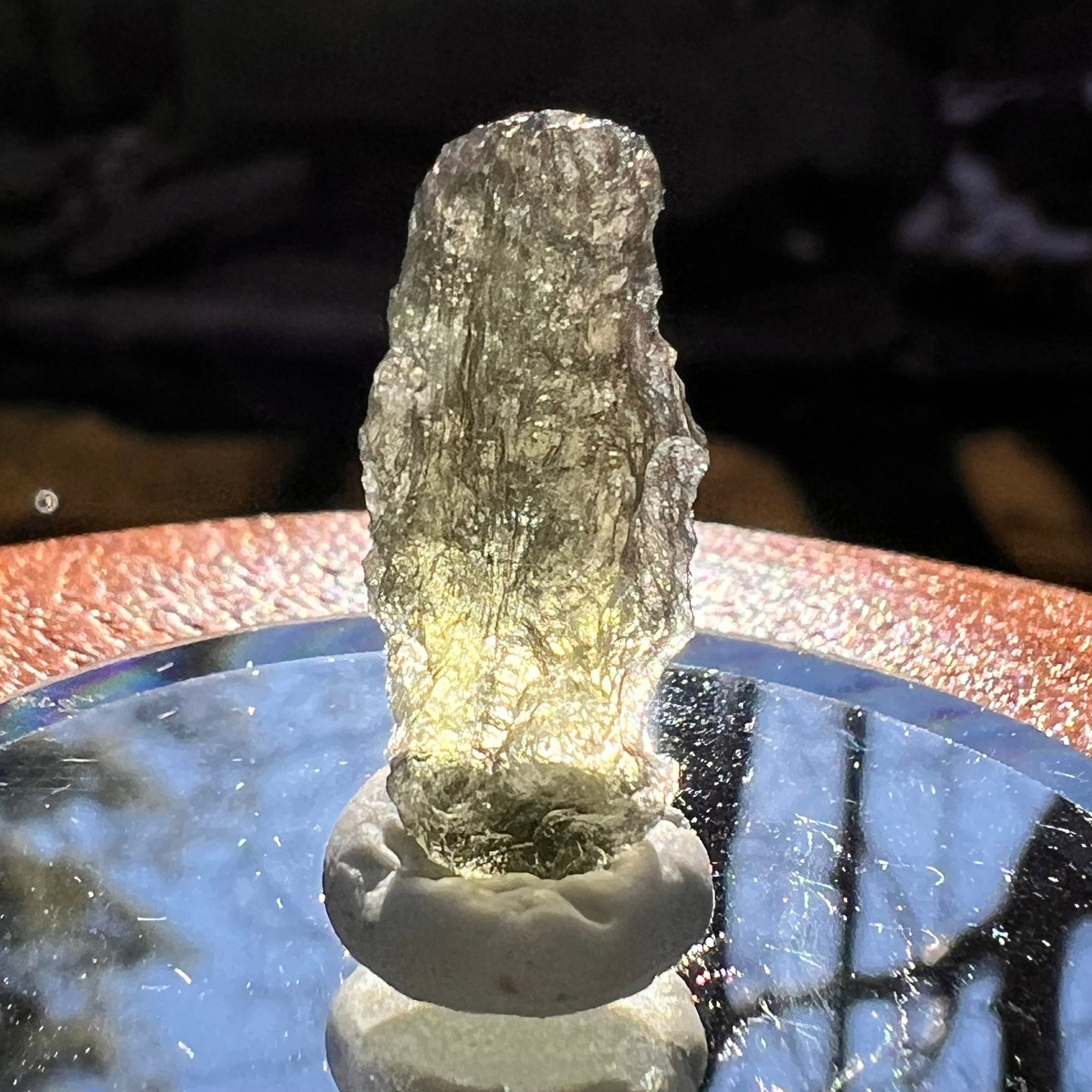 Moldavite 1.1 grams #1895-Moldavite Life
