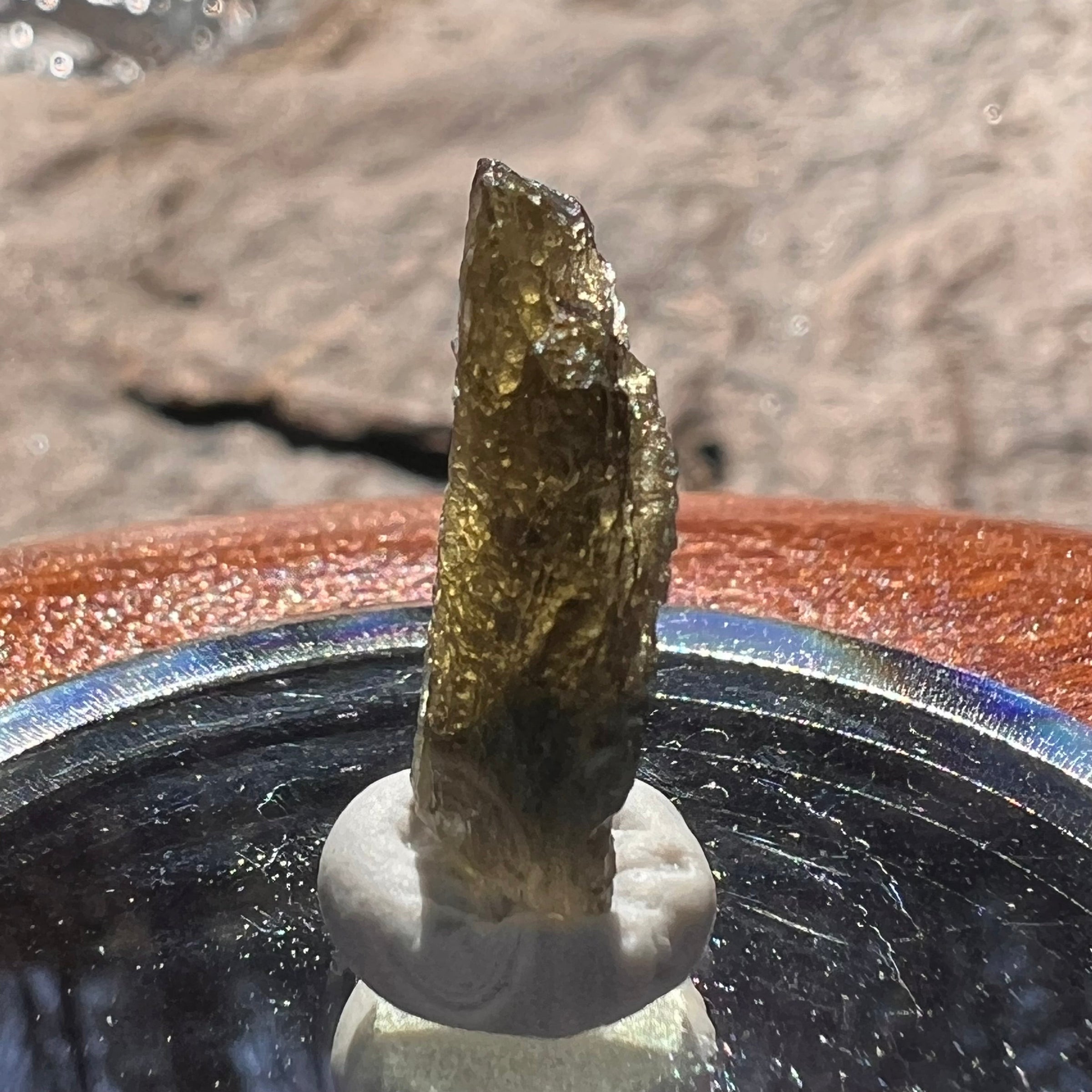 Moldavite 1.1 grams #1897-Moldavite Life