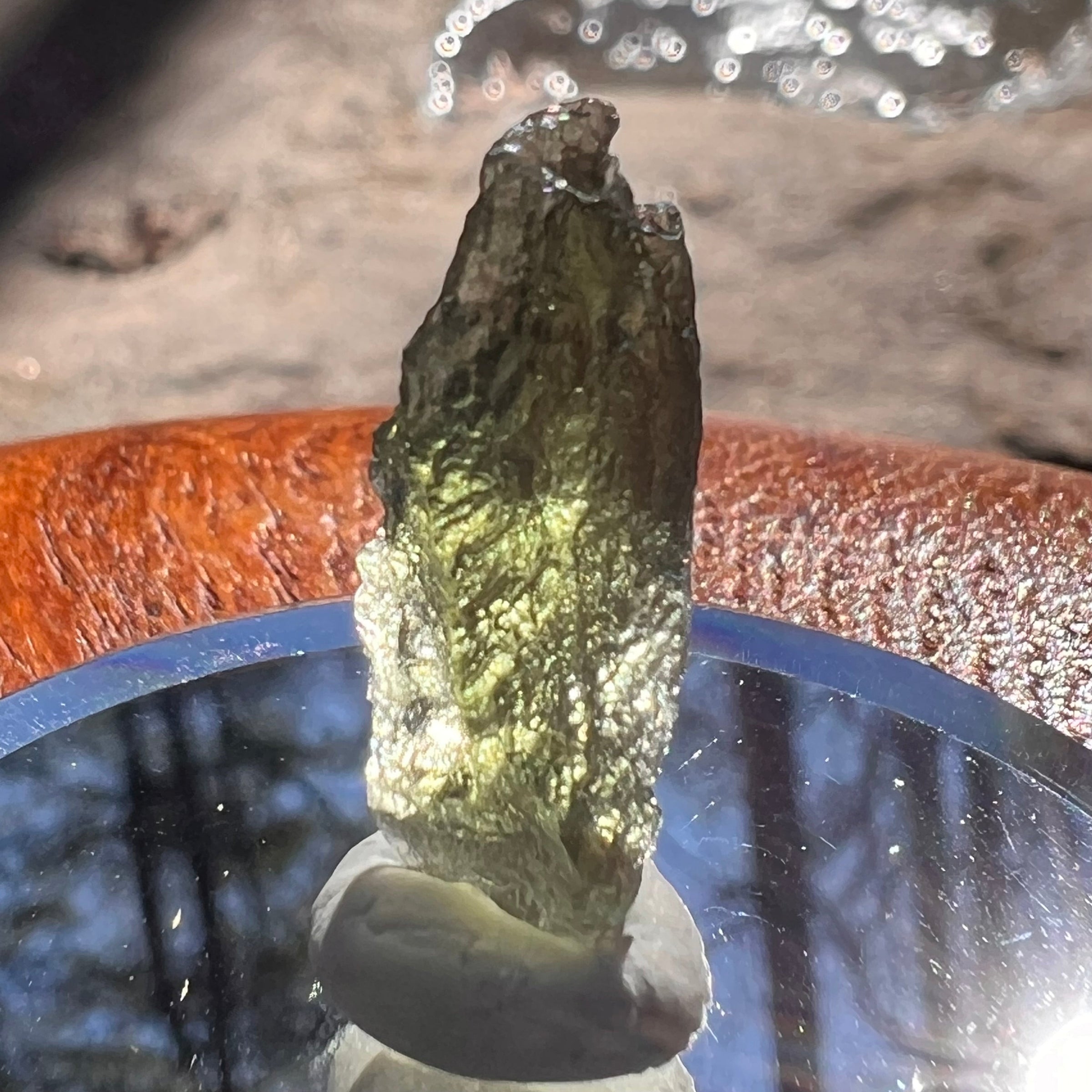 Moldavite 1.1 grams #1898-Moldavite Life
