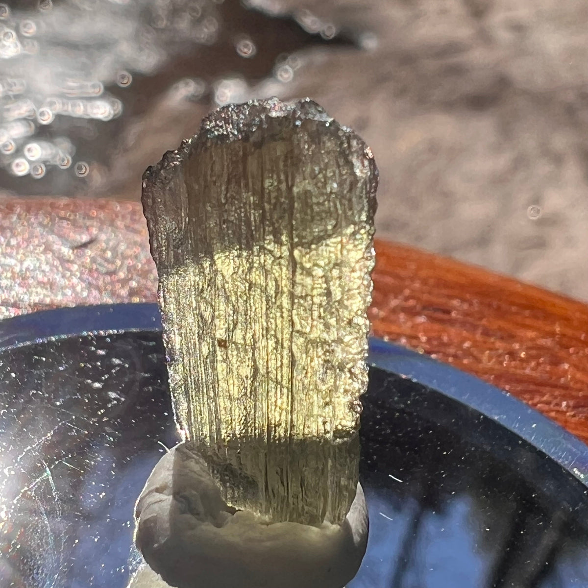 Moldavite 1.1 grams #1901-Moldavite Life