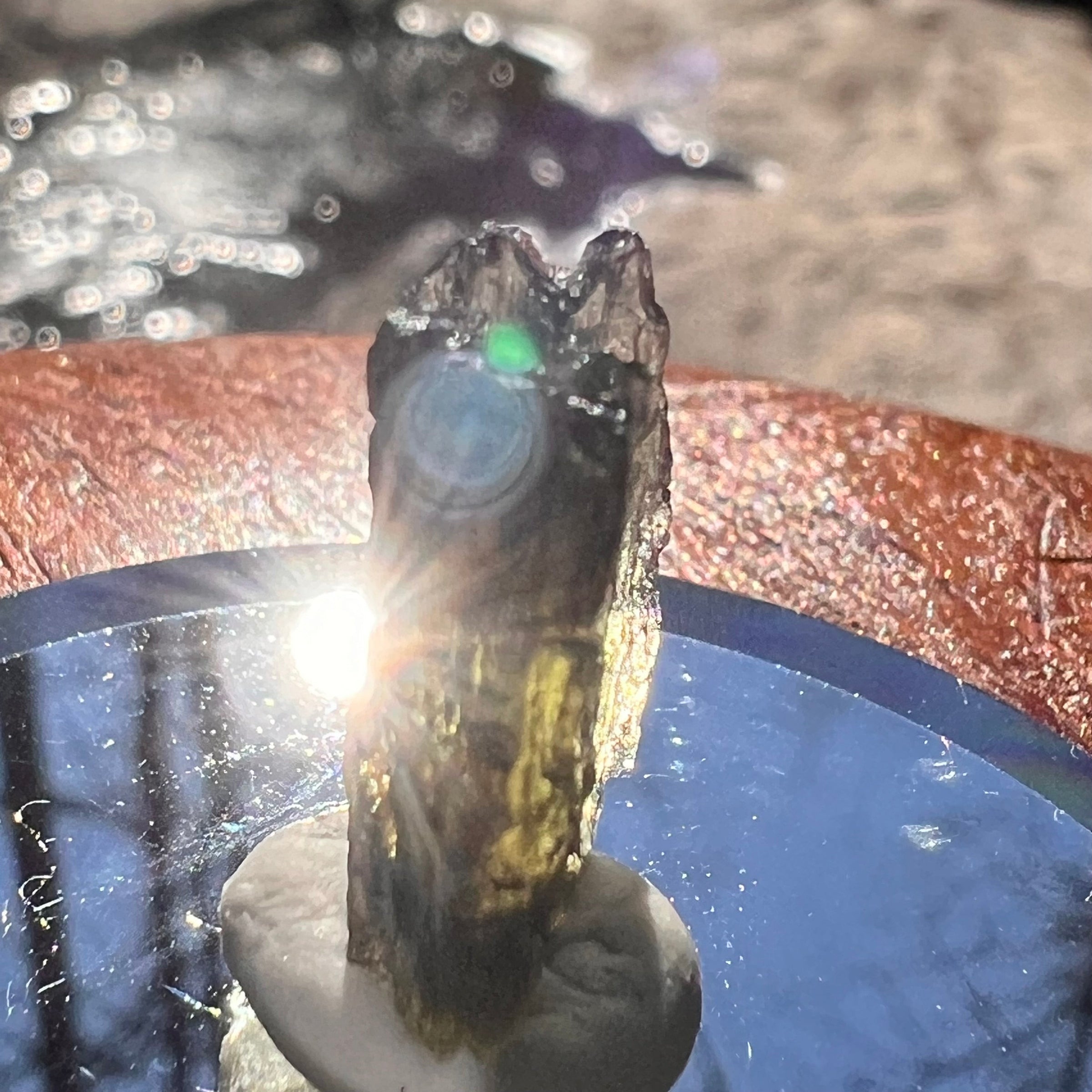 Moldavite 1.1 grams #1904-Moldavite Life