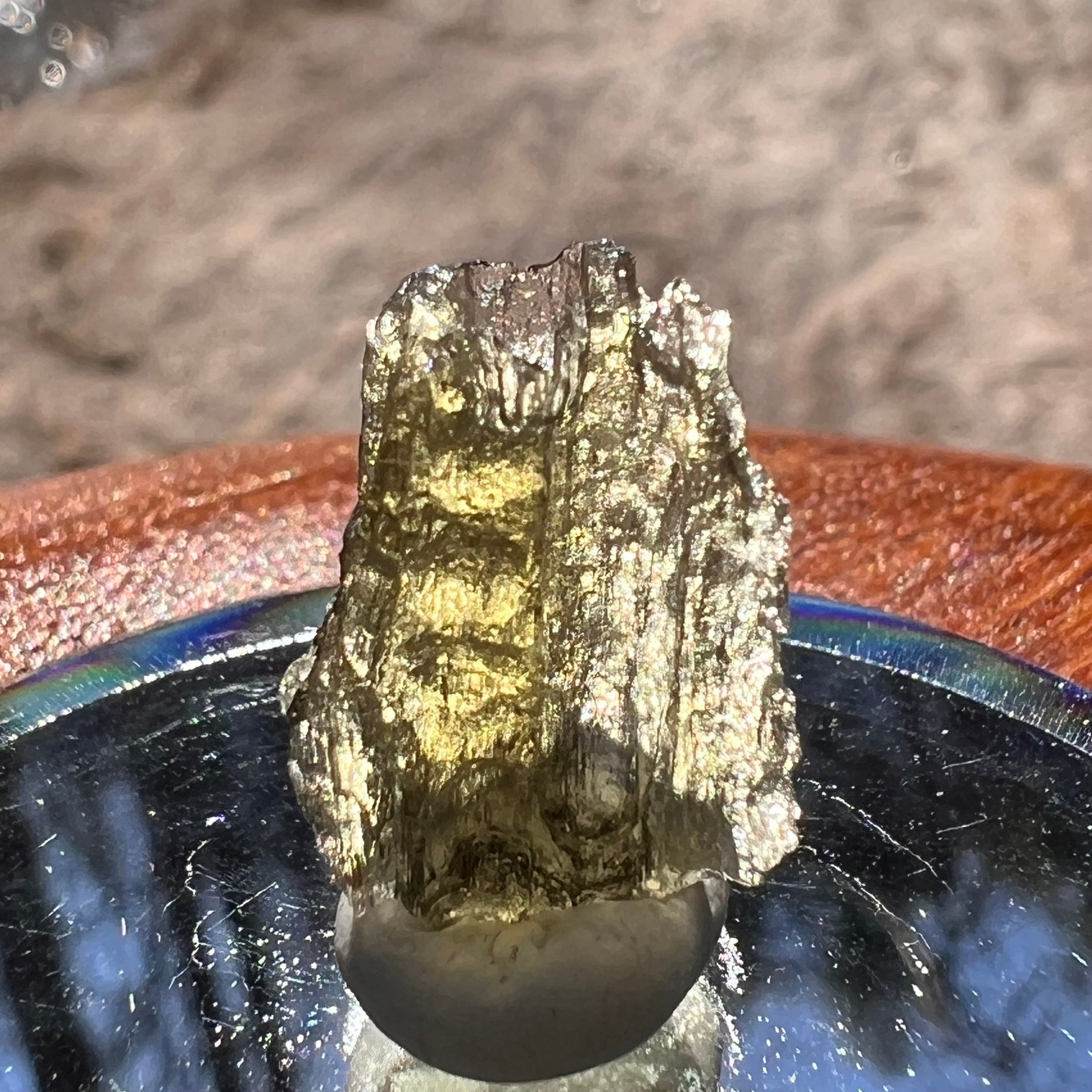 Moldavite 1.1 grams #1904-Moldavite Life