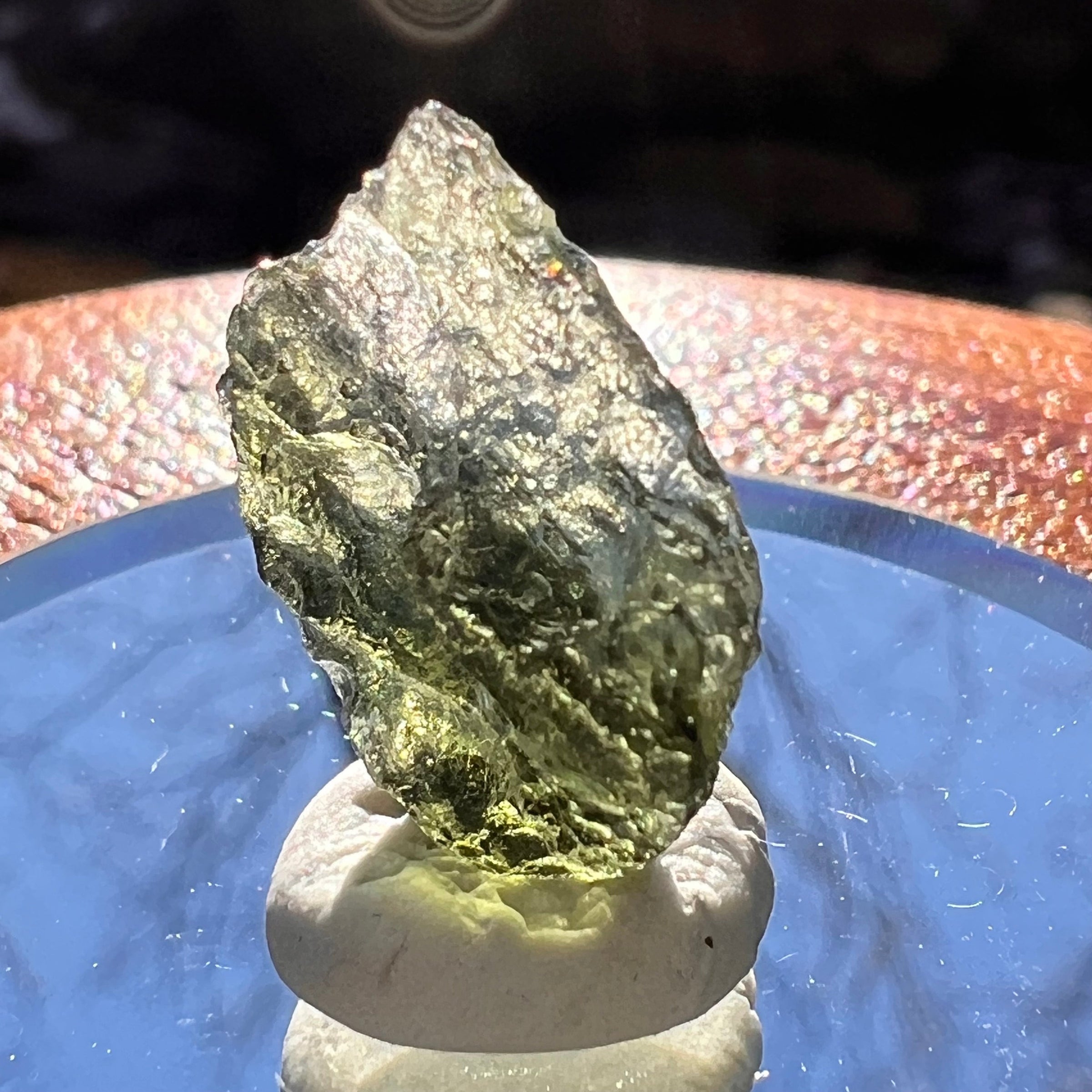 Moldavite 1.1 grams #1906-Moldavite Life