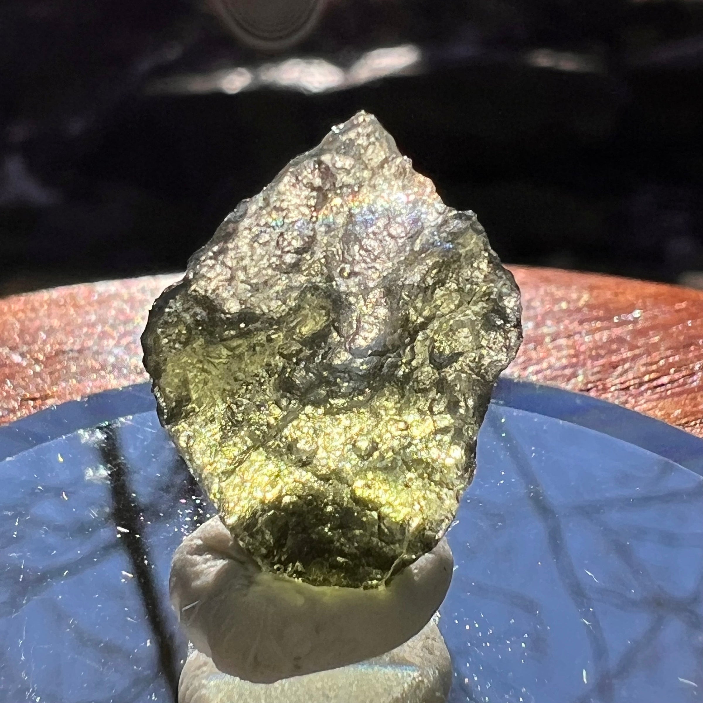 Moldavite 1.1 grams #1906-Moldavite Life