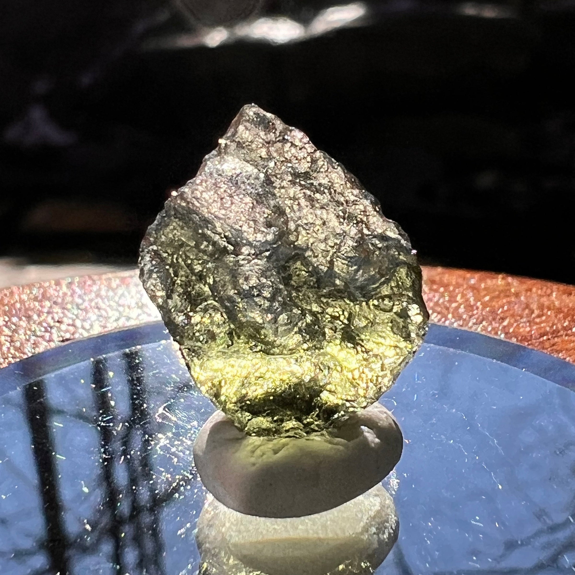 Moldavite 1.1 grams #1906-Moldavite Life