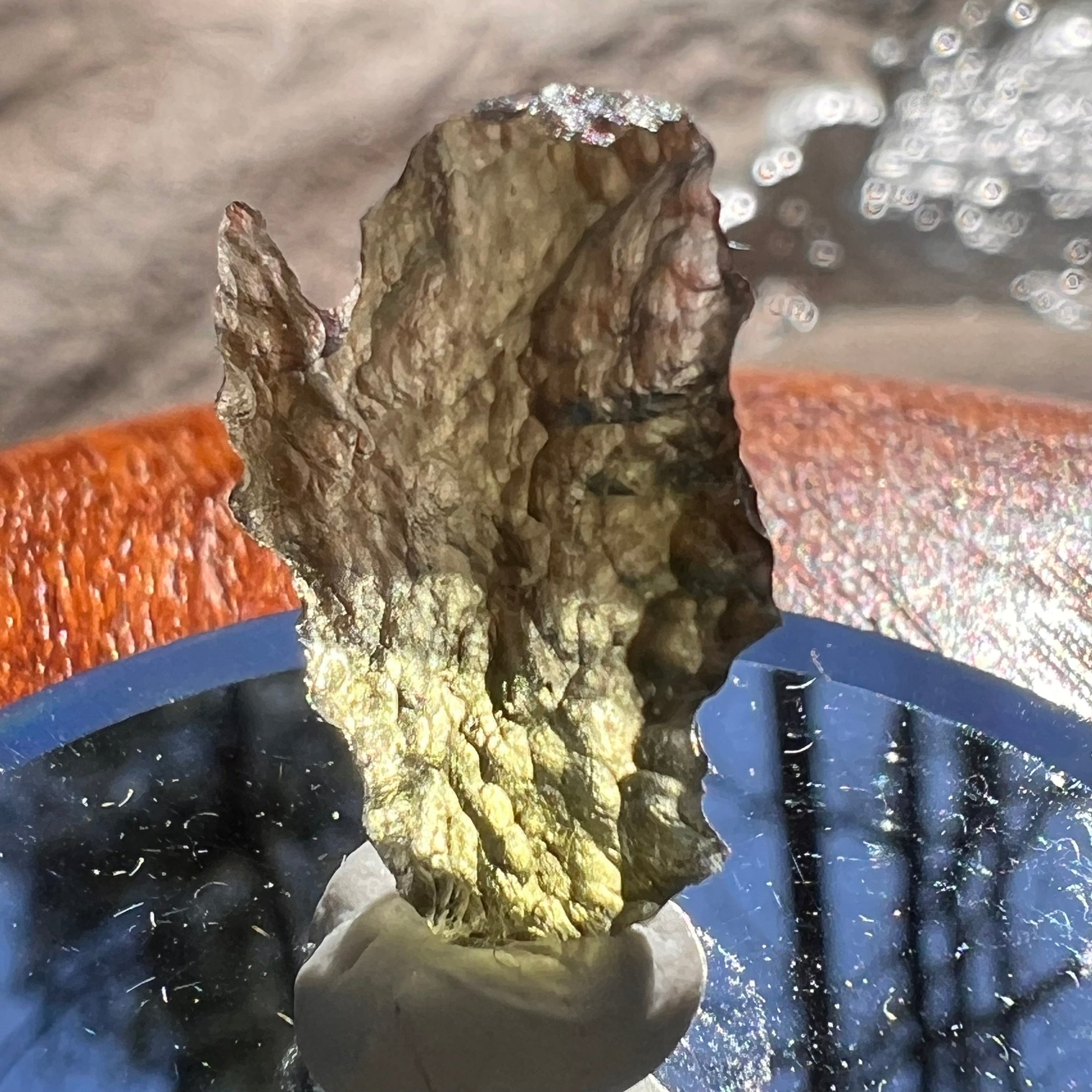 Moldavite 1.1 grams #1917-Moldavite Life