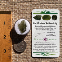 Moldavite 1.1 grams #1917-Moldavite Life